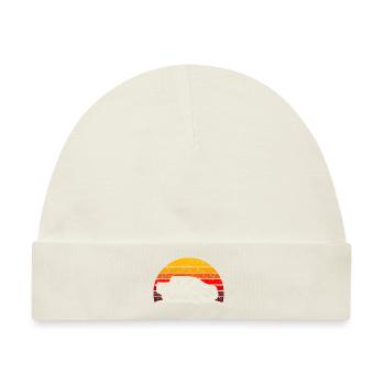 Retro T-Shirt Pick-up - Baby Premium Organic Mütze - Naturweiß - Vorne