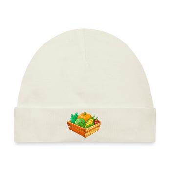 Gemüse - Baby Premium Organic Mütze - Naturweiß - Vorne