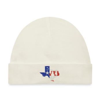 TEXAS Cowboys Texas - Baby Premium Organic Mütze - Naturweiß - Vorne