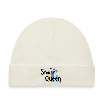 Steuer Queen - Steuerfachangestellte - Baby Premium Organic Mütze - Naturweiß - Vorne