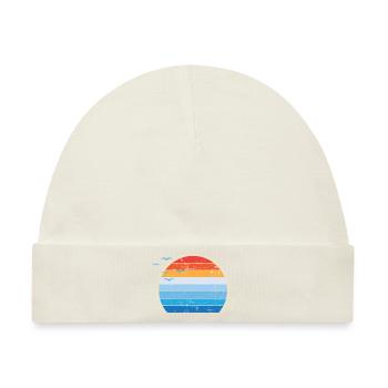 Sunset III - Baby Premium Organic Mütze - Naturweiß - Vorne
