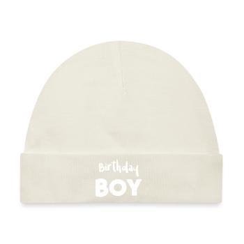 Birthday Boy - Birthday - Baby Premium Organic Mütze - Naturweiß - Vorne