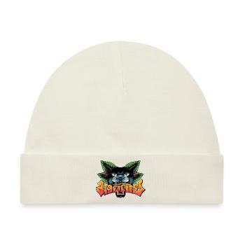 Muay Thai Boxing Panther - Baby Premium Organic Mütze - Naturweiß - Vorne