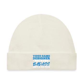 Video Game Designer - Baby Premium Organic Mütze - Naturweiß - Vorne