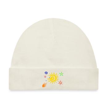 Universum - Baby Premium Organic Mütze - Naturweiß - Vorne