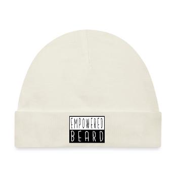 beard beard lover earloop facical hair - Baby Premium Organic Mütze - Naturweiß - Vorne