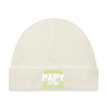 Gärtner Schrebergarten Gartenarbeit Geschenk - Baby Premium Organic Mütze - Naturweiß - Vorne