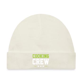 Cooking Crew - Baby Premium Organic Mütze - Naturweiß - Vorne