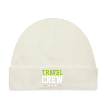 Travel Crew - Baby Premium Organic Mütze - Naturweiß - Vorne
