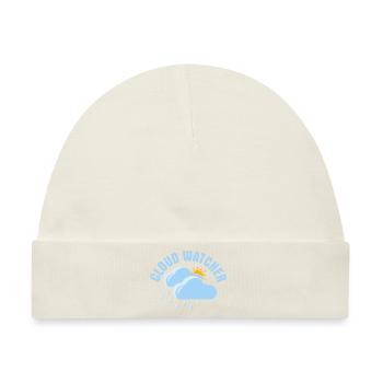Cloud Watcher Meteorology Weather - Baby Premium Organic Mütze - Naturweiß - Vorne