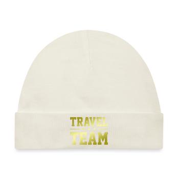 Travel Team - Baby Premium Organic Mütze - Naturweiß - Vorne