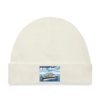 Hochseeangler und Seemonster - Baby Premium Organic Mütze - Naturweiß - Vorne