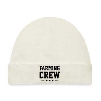 Farming Crew - Baby Premium Organic Mütze - Naturweiß - Vorne