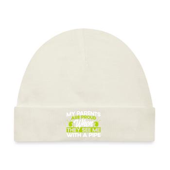 Dudelsack Schottische Dudelsäcke Dudelsackmusik Ge - Baby Premium Organic Mütze - Naturweiß - Vorne