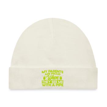 Dudelsack Schottische Dudelsäcke Dudelsackmusik Ge - Baby Premium Organic Mütze - Naturweiß - Vorne