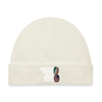Irland Irisch Irische Wurzeln Geschenk - Baby Premium Organic Mütze - Naturweiß - Vorne