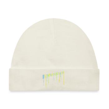 inclusion matters Logo Zitat - Baby Premium Organic Mütze - Naturweiß - Vorne