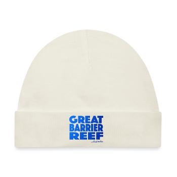 GREAT BARRIER REEF - Baby Premium Organic Mütze - Naturweiß - Vorne