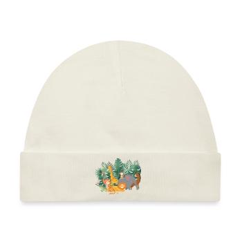 Niedlicher Zoo Tierliebhaber Zoo Reise - Baby Premium Organic Mütze - Naturweiß - Vorne