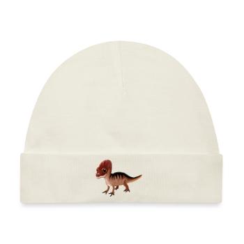 Baby Spinosaurus Dinosaurier-Design - Baby Premium Organic Mütze - Naturweiß - Vorne