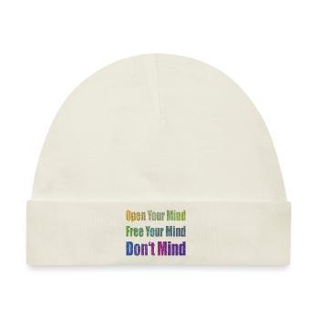 Don't Mind - Baby Premium Organic Mütze - Naturweiß - Vorne