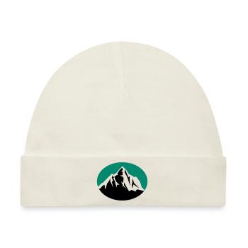 mountain - Baby Premium Organic Mütze - Naturweiß - Vorne