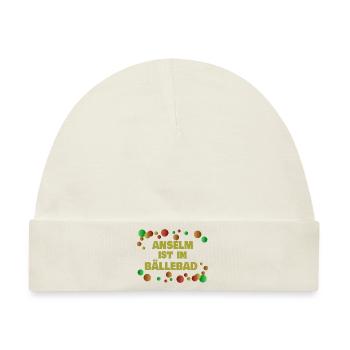 Bälle Anselm - Baby Premium Organic Mütze - Naturweiß - Vorne