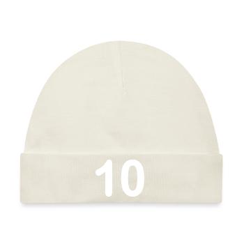 10 - Baby Premium Organic Mütze - Naturweiß - Vorne