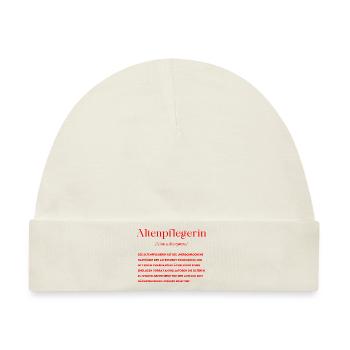 Altenpflegerin Definition - Baby Premium Organic Mütze - Naturweiß - Vorne