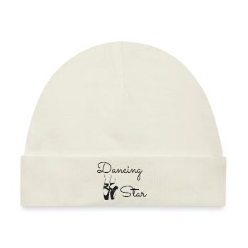 Dancing Dance Music - Baby Premium Organic Mütze - Naturweiß - Vorne