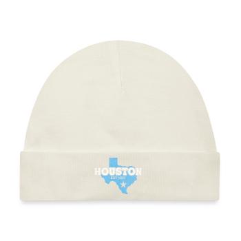 Houston est 1837 Design für stolze Houstoner - Baby Premium Organic Mütze - Naturweiß - Vorne