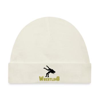 wrestling - Baby Premium Organic Mütze - Naturweiß - Vorne