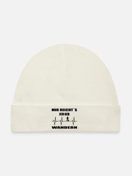 Wandern - Baby Premium Organic Mütze - Naturweiß