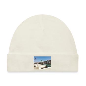Die Lagunenstadt Venedig - Baby Premium Organic Mütze - Naturweiß - Vorne