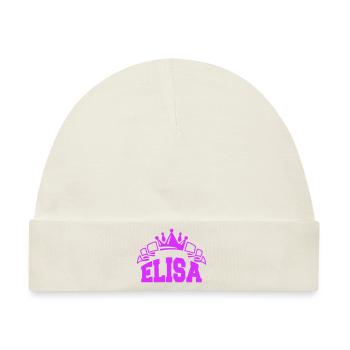 elisa - Baby Premium Organic Mütze - Naturweiß - Vorne