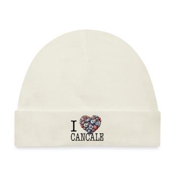 I love Cancale von I Love Bretagne - Baby Premium Organic Mütze - Naturweiß - Vorne