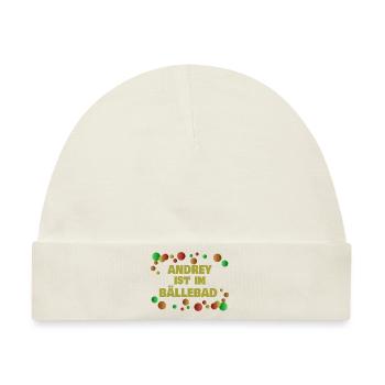 Bälle AnDRey - Baby Premium Organic Mütze - Naturweiß - Vorne