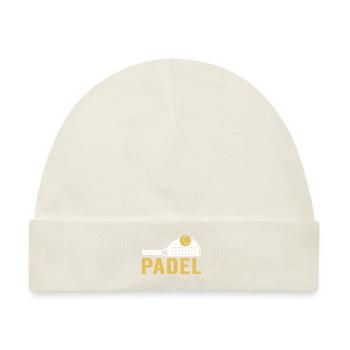 Padel - Baby Premium Organic Mütze - Naturweiß - Vorne