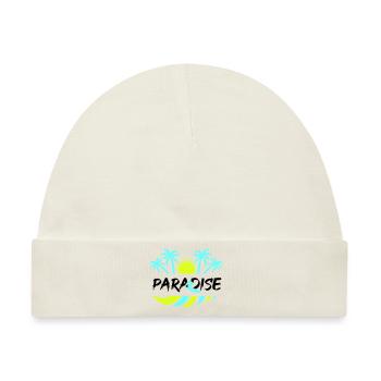 surf paradise - Baby Premium Organic Mütze - Naturweiß - Vorne