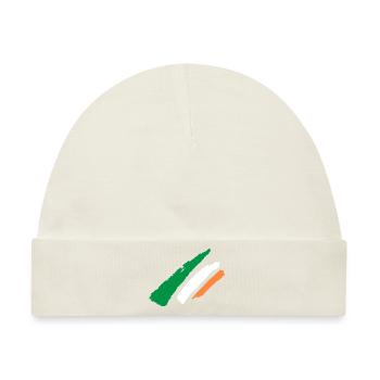 Irland Flagge - Vintage - Baby Premium Organic Mütze - Naturweiß - Vorne