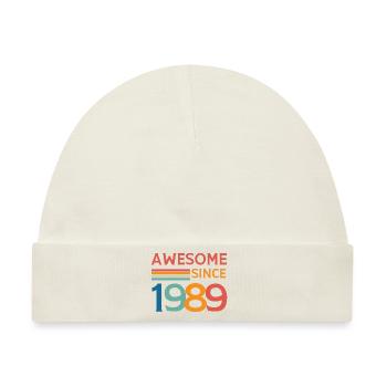 Großartig seit 1989 - Baby Premium Organic Mütze - Naturweiß - Vorne