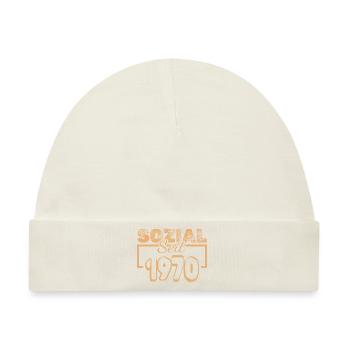 Sozial 1970 - Baby Premium Organic Mütze - Naturweiß - Vorne
