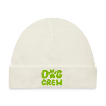 dog pfote crew 01 - Baby Premium Organic Mütze - Naturweiß - Vorne