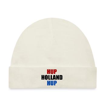 Hup holland hup - Baby Premium Organic Mütze - Naturweiß - Vorne