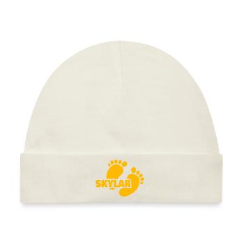 Geburt Skylar - Baby Premium Organic Mütze - Naturweiß - Vorne
