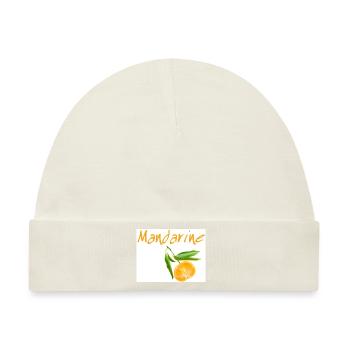 Mandarine - Baby Premium Organic Mütze - Naturweiß - Vorne