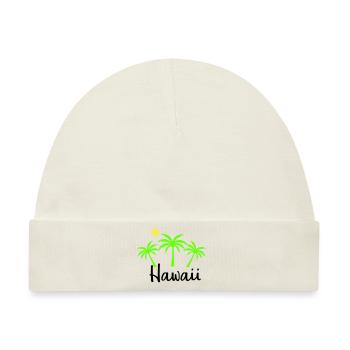 hawaii - Baby Premium Organic Mütze - Naturweiß - Vorne