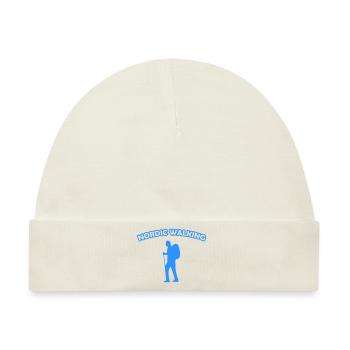 walking nordic - Baby Premium Organic Mütze - Naturweiß - Vorne