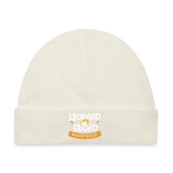 Leopard Gecko - Baby Premium Organic Mütze - Naturweiß - Vorne