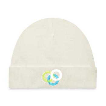 O Buchstabe - Baby Premium Organic Mütze - Naturweiß - Vorne